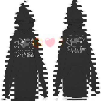 Love Peace Hooping Hoop Dancer Hula Hoop Dancing Hula Hoop Unisex Hoodie | Mazezy