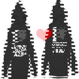 I Love Sucking Toes I Heart Sucking Toes Foot Lover Hoodie - Monsterry