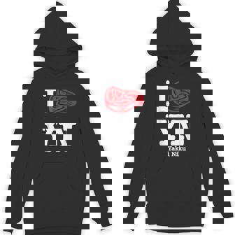 I Love Yakiniku Bbq 日本バーベキュー グルメ ユーモア ガールズ 大 パーカー - Kawaiitshirt