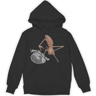 Marcus The Worm I Don't Like This Rock Hoodie | Seseable UK