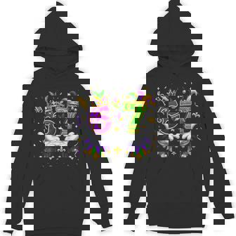 Mardi Gras 6 7 67 Six Seven Meme Hand Hoodie | Seseable CA