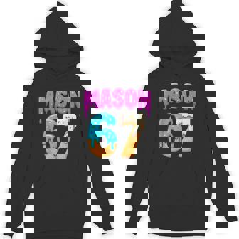 Mason 67 Ice Cream Drip Meme Six Seven Dripping Sport Hoodie | Mazezy