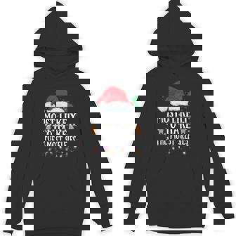 Matching Christmas Pjs Most Likely To Take The Most Selfies Hoodie - Thegiftio