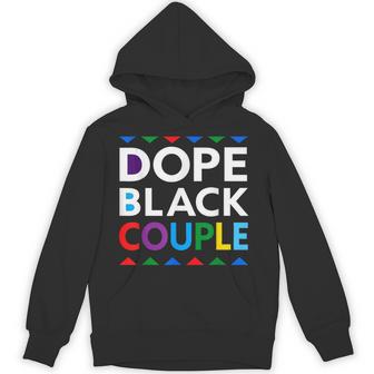 Matching Couple Dope Black Love Melanin Couples Melanated Hoodie - Thegiftio UK