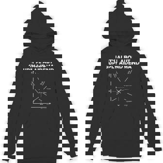 Math Economics Supply And Demand T Shirt School Unisex Hoodie | Mazezy