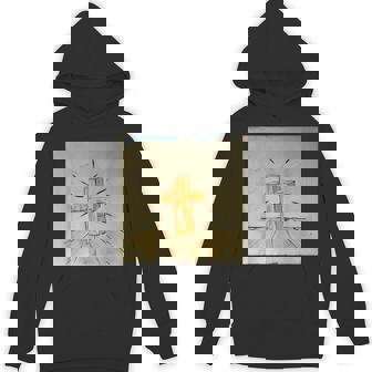 Metal Cross Christian Heavy Metal Cross Thorns Unisex Hoodie | Mazezy