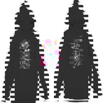 Mexican Sugar Skull Chihuahua Dia De Los Muertos Hoodie - Thegiftio