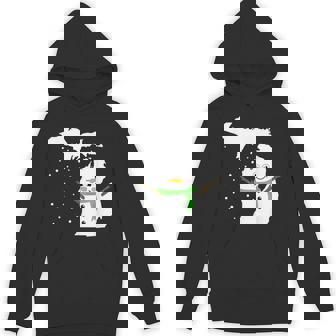 Michigan Snowman Hoodie | Mazezy