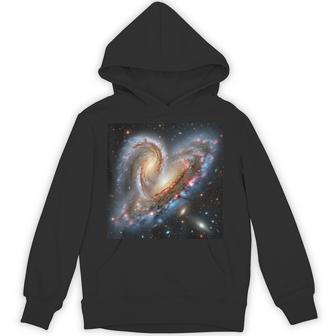 Milky Way And Andromeda Galactic Star Crash Hoodie - Thegiftio UK