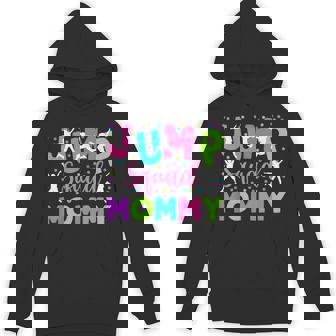 Mommy Jump Birthday Trampoline Party Birthday Jump Squad Hoodie - Thegiftio