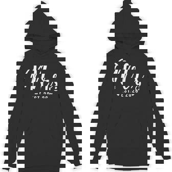 Mrs Est 2026 Just Married Couple Wedding Party Mr Mrs Bride Hoodie | Seseable CA