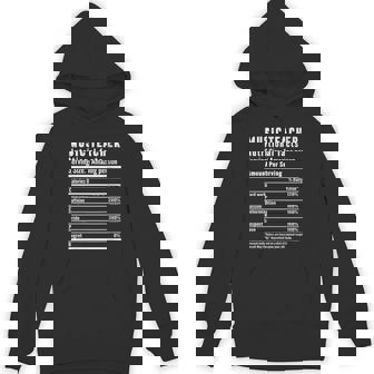 Music Teacher Nutritional Facts Teaching Appreciation Unisex Hoodie | Mazezy