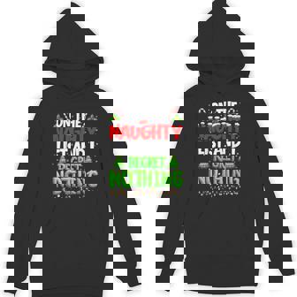 On The Naughty List And Regret Nothing Pjs Christmas Xmas Ki Hoodie - Monsterry