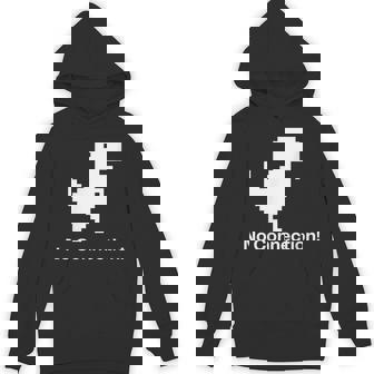 No Internet Dinosaur- No ConnectionChrome Brower パーカー - Kawaiitshirt