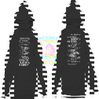 No Kings In America Only Queens Queer Ally Gay Pride Hoodie | Mazezy