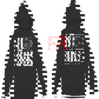 No Kings Protest Sign Hoodie - Monsterry