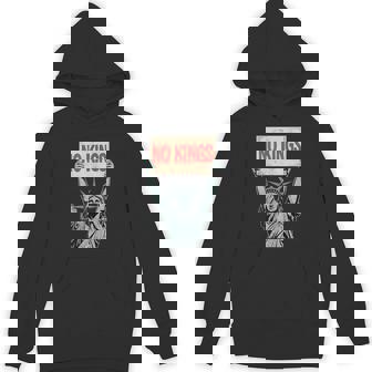 No Kings Statue Of Liberty Resist Hoodie - Monsterry