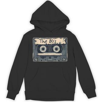 Nostalgic 80'S Retro Cassette Throwback Mix Tape 90'S Hoodie - Monsterry