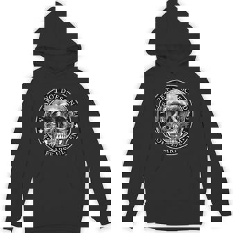 We Are Not Descended From Fearful Skull Hoodie | Mazezy