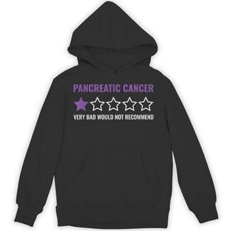 Would Not Recommend Purple Ribbon Pancreatic Cancer Fighter Hoodie - Thegiftio UK