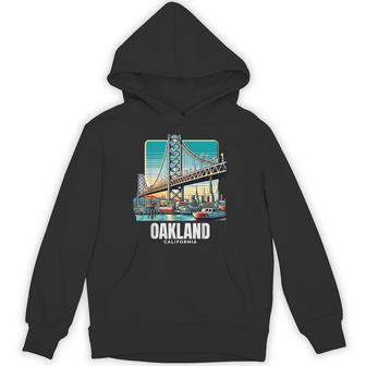 Oakland California Port Of Oakland Bay Bridge Bay Area Love Hoodie - Thegiftio