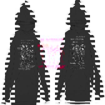 In October We Wear Pink Horror Breast Cancer Awareness Meme Hoodie - Monsterry