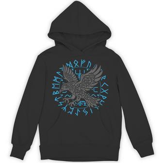 Odin’S Raven & Nordic Compass Hoodie - Thegiftio UK