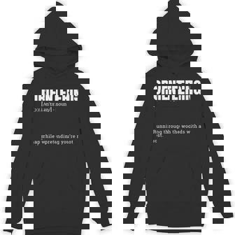 Orienteering Dictionary Quote Definition Unisex Hoodie | Mazezy