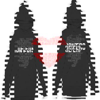 Orienteering Love Orienteer Heart Navigation Sports Sayings Unisex Hoodie | Mazezy