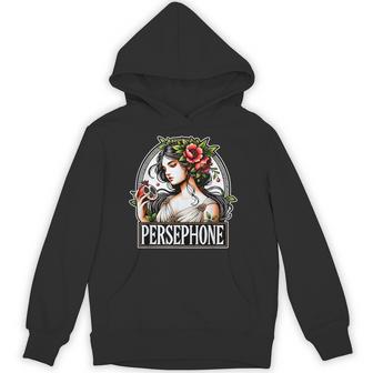 Persephone Greek Goddess Spring Ancient Greece Pomegranates Hoodie - Thegiftio UK