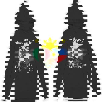 Philippines Mexico Filipino Filipina Mexipina Mexican Flag Hoodie - Monsterry