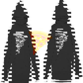 Pizza Slice Minimalist Hoodie - Monsterry