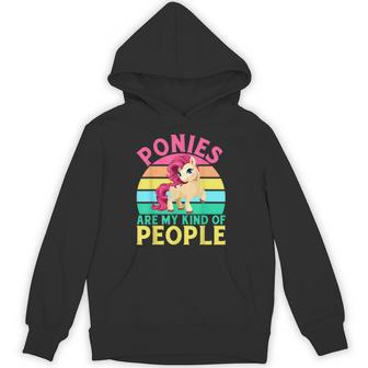Ponies Are My Kind Of People Pony Hoodie - Thegiftio UK