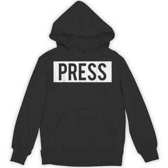 Press Journalist Palestine Press Palestinian Press Hoodie | Mazezy