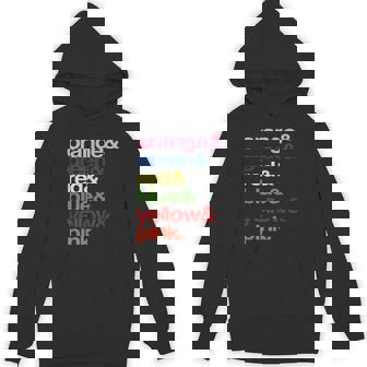 Psychology Humour Stroop Interference Colour Test Students Unisex Hoodie | Mazezy