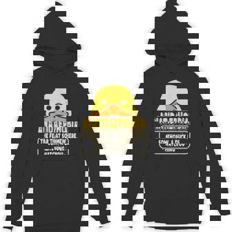 Psychology Phobias Anatidaephobia Fear Of Ducks Unisex Hoodie | Mazezy