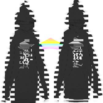 Rainbow LGBTQ Gay Pride Graduation Cap Class 2025 Diploma Unisex Hoodie | Mazezy