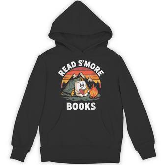 Read S'more Books Cute Campfire Reading Book Lovers Hoodie - Monsterry
