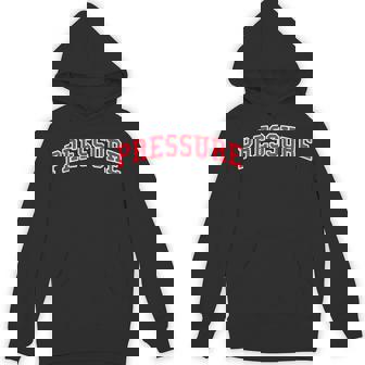 Red & White Pressure Red & White Color Graphic Hoodie - Thegiftio