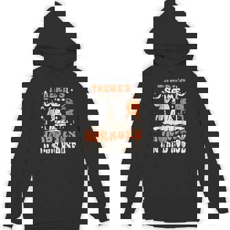 There's Some Horrors In This House Ghost Pumpkin Halloween Hoodie - Thegiftio