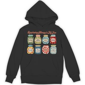 Respiratory Therapy Is My Jam Rt Rrt Pulmonary Rehab Hoodie - Monsterry