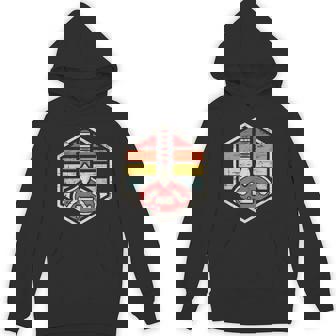 Retro Badge Sitar Unisex Hoodie | Mazezy