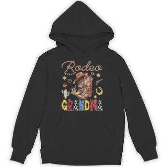 Rodeo Grandma Western Cowboy Birthday Matching Family Hoodie - Monsterry