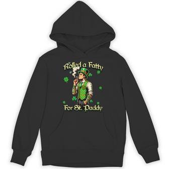 Roll Fatty For St Paddy's Marijuana St Patrick's Day Hoodie - Thegiftio UK