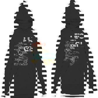 Roller Skates Running 70s 80s Roller Skating Inline Skater Unisex Hoodie | Mazezy