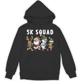 Running Christmas 5K Squad Fun Run Matching X-Mas Runner Hoodie - Thegiftio UK