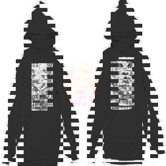 Samurai Cat Warrior Japanese Ninja Kitty Kawaii Hoodie - Thegiftio