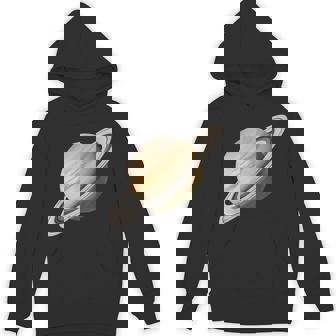 Saturn Space Science Planet Graphic Hoodie - Monsterry