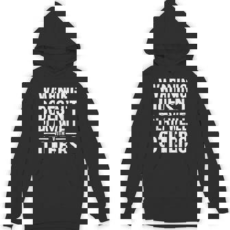 Saying Joke Sarcastic Does Not Play Well With Others Unisex Hoodie | Mazezy