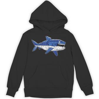 Shark Master Builder Block Building Brick Builder Hoodie | Seseable UK